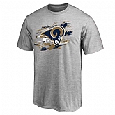 Men's Los Angeles Rams NFL Pro Line True Color T-Shirt Heathered Gray,baseball caps,new era cap wholesale,wholesale hats